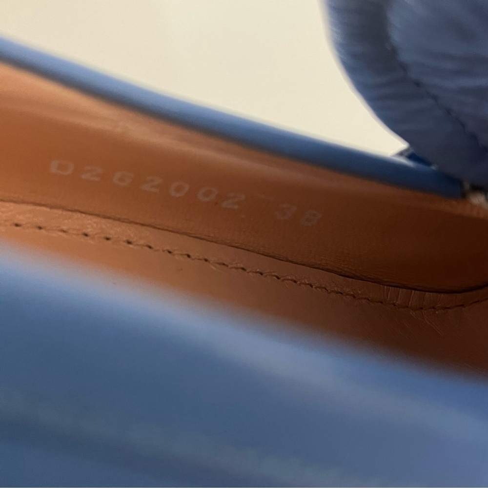 AGL Light Blue Platform Loafers - Picture 10 of 14